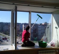 Мытье окон в однокомнатной квартире Октябрьск